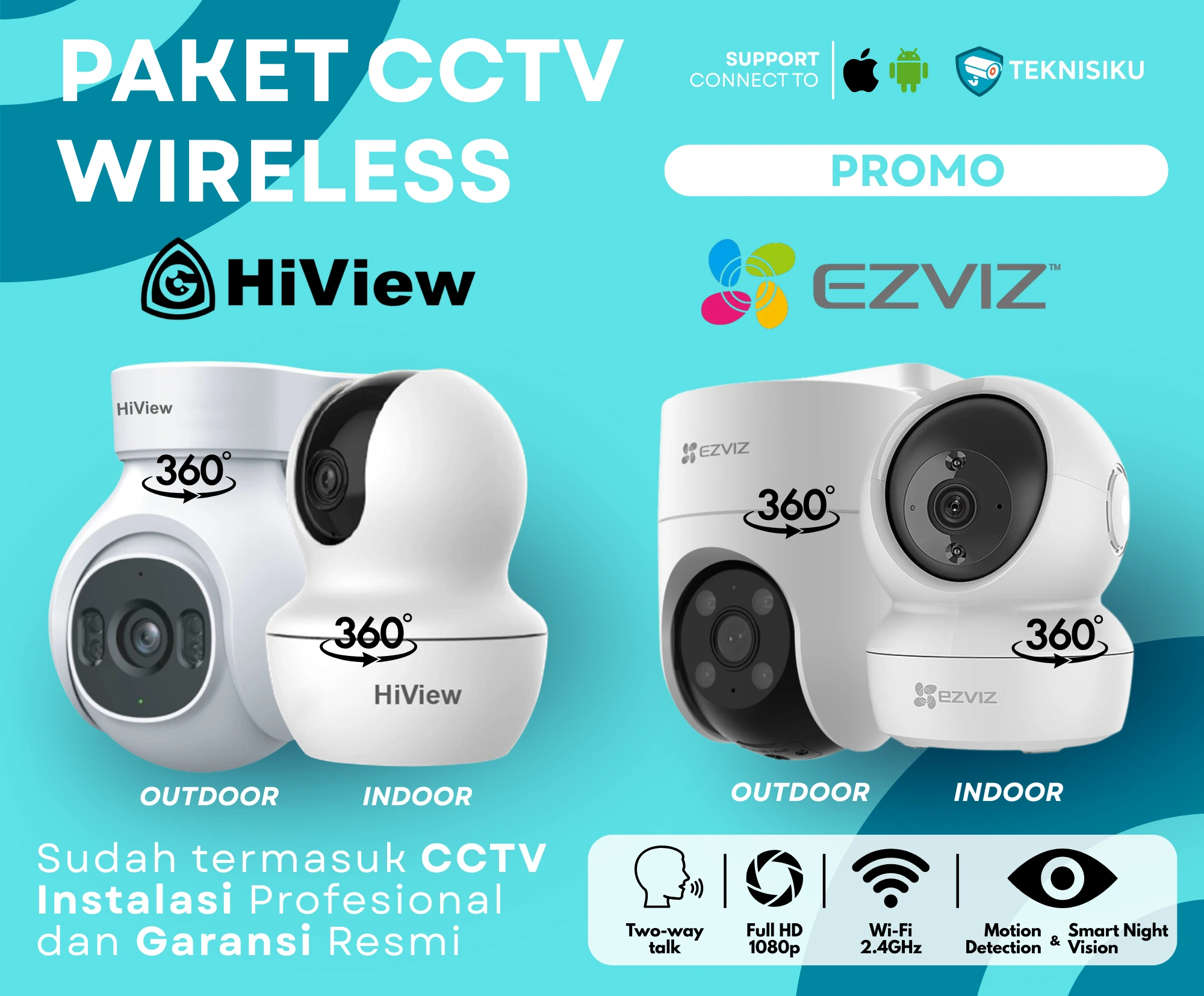 Paket CCTV Hiview Ezviz