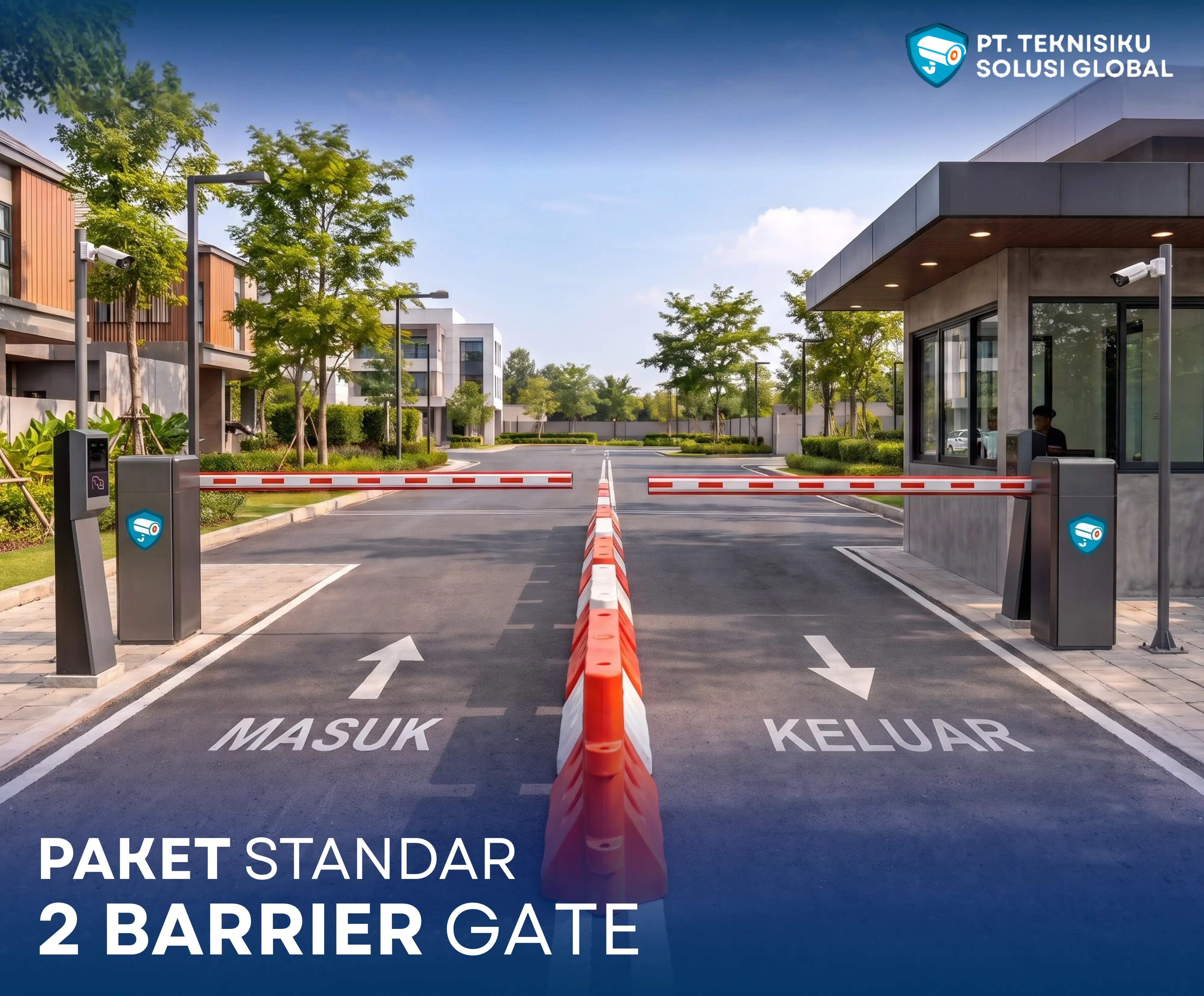 Paket Standar 2 Barrier Gate
